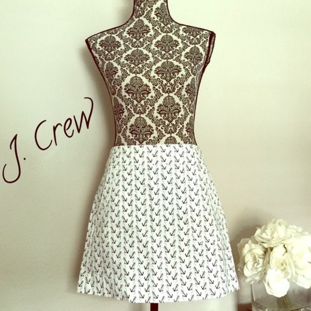 Nautical J.crew Anchor Skirt 🛳🔵☑️